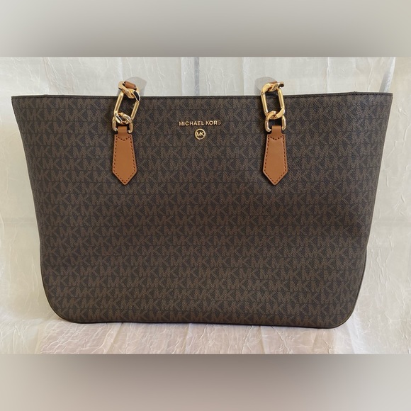 Michael Kors - Laney Medium Leather Top Zip Tote Bag (NWT) - Picture 5 of 10